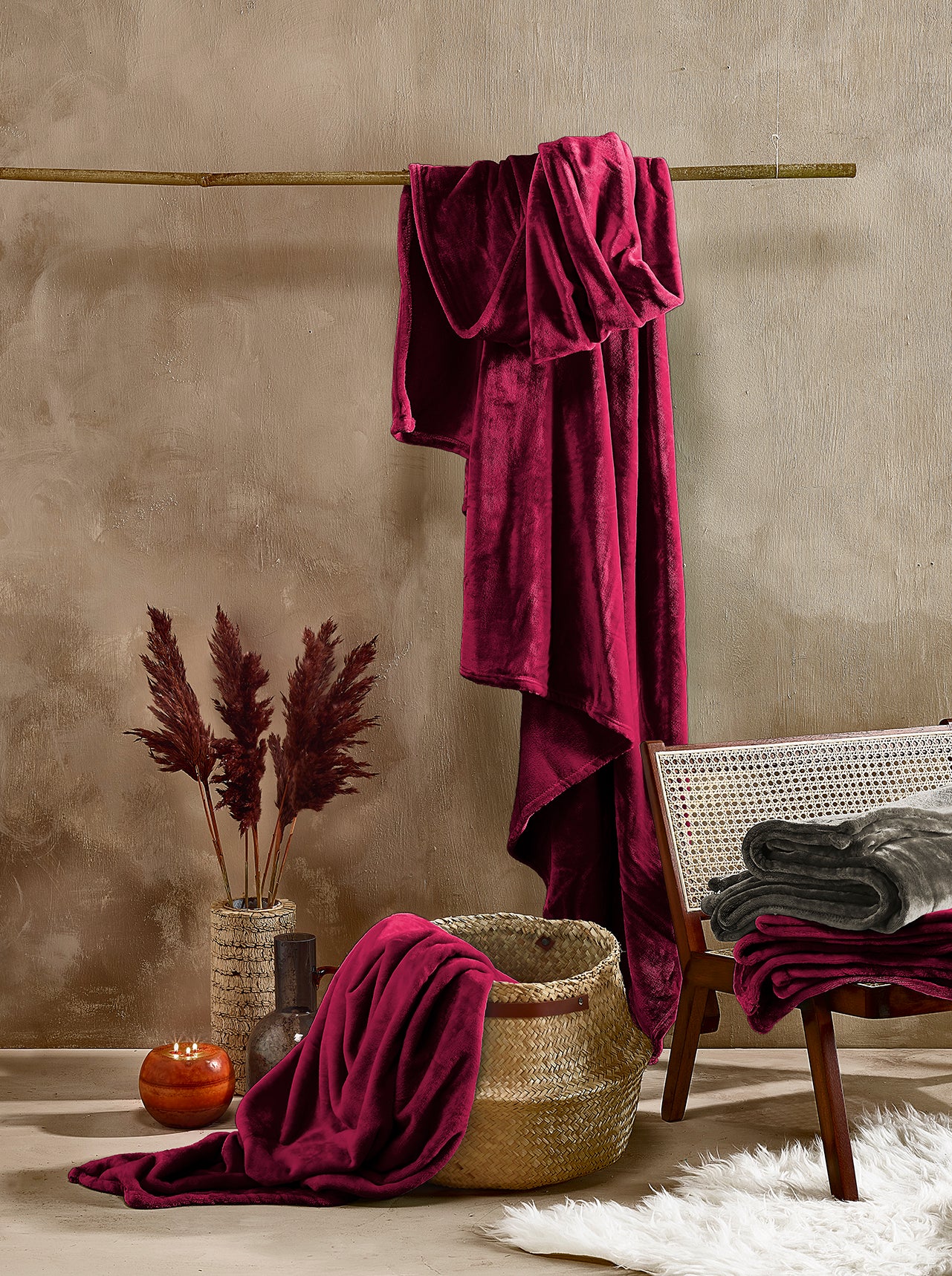 Luxury Collectie - Cosy Beet Red