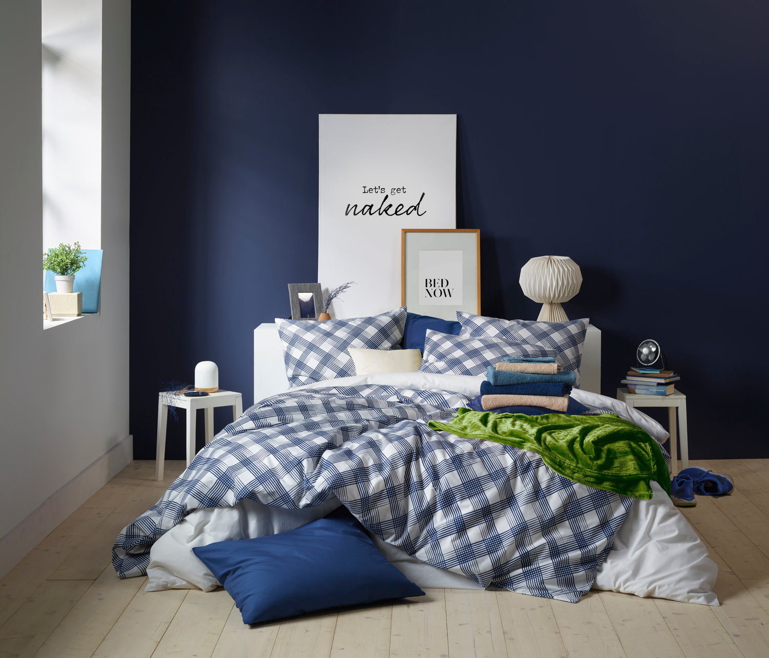 Parure Linge De Lit Odil Cosmic Cobalt