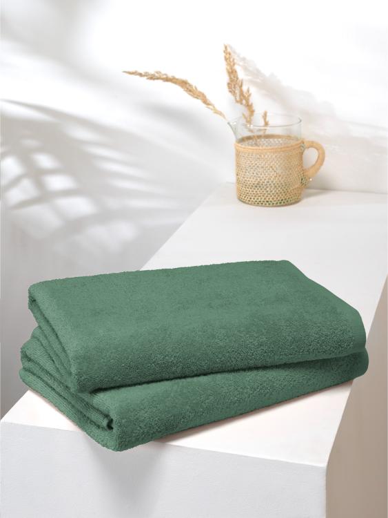 Linge De Bain Troy Emerald Green