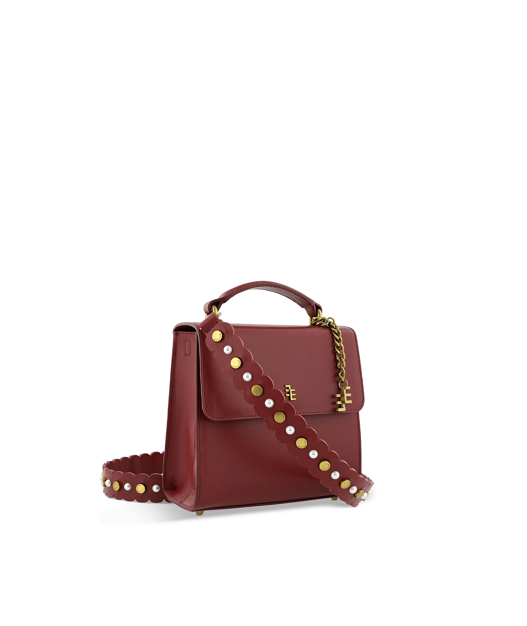 Cecile Top Handle Red Bag