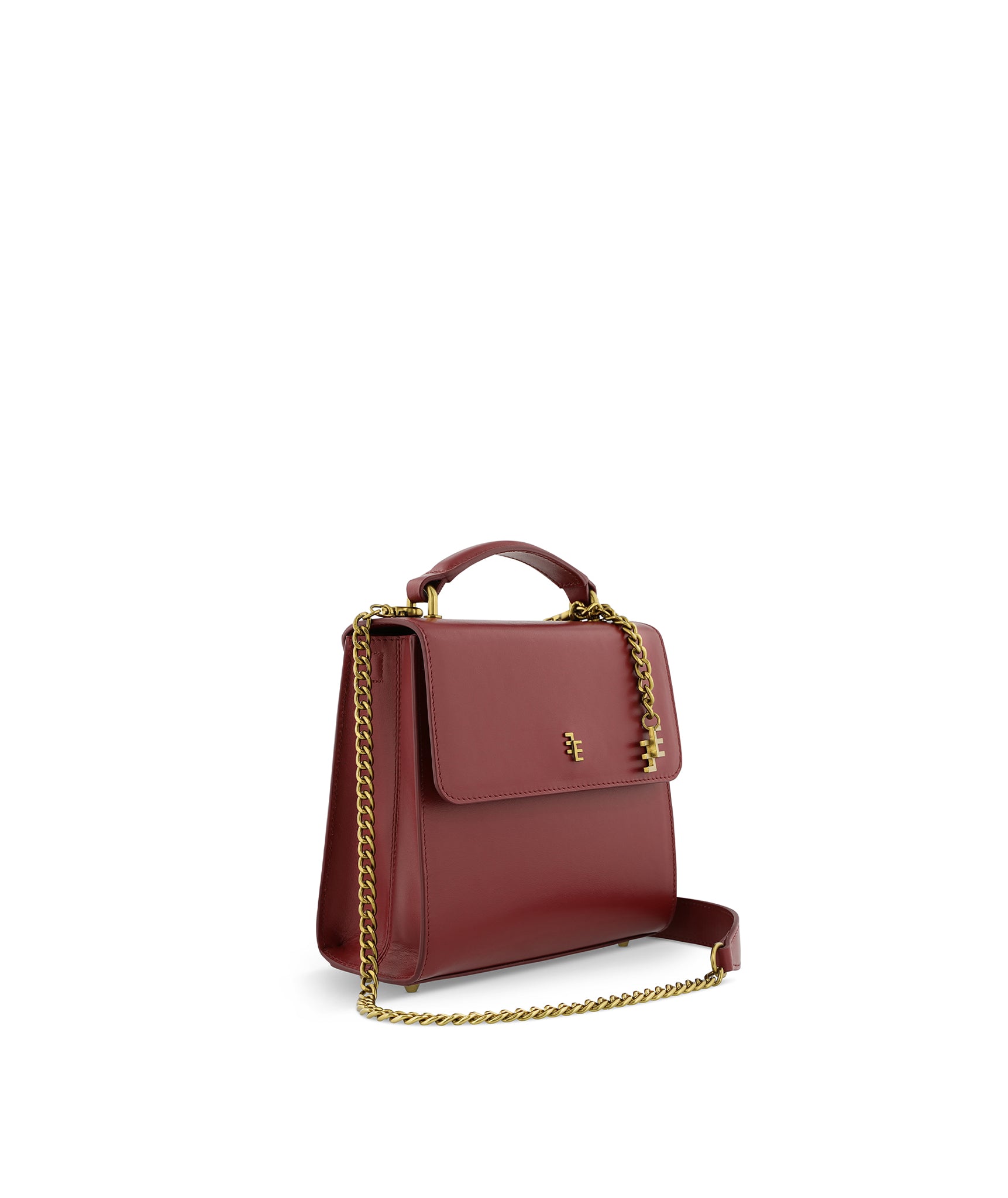 Cecile Top Handle Red Bag