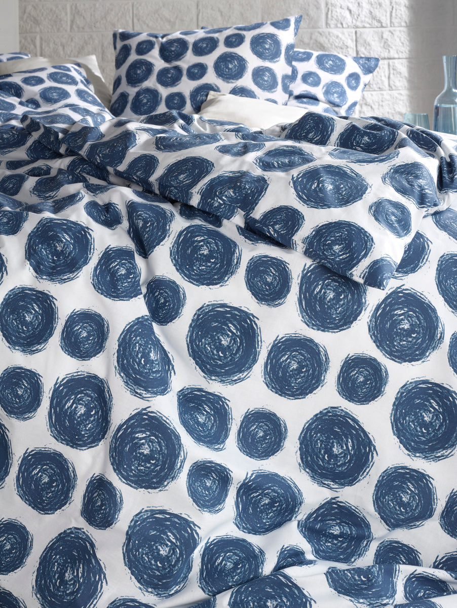 Parure linge de lit orba indigo blue