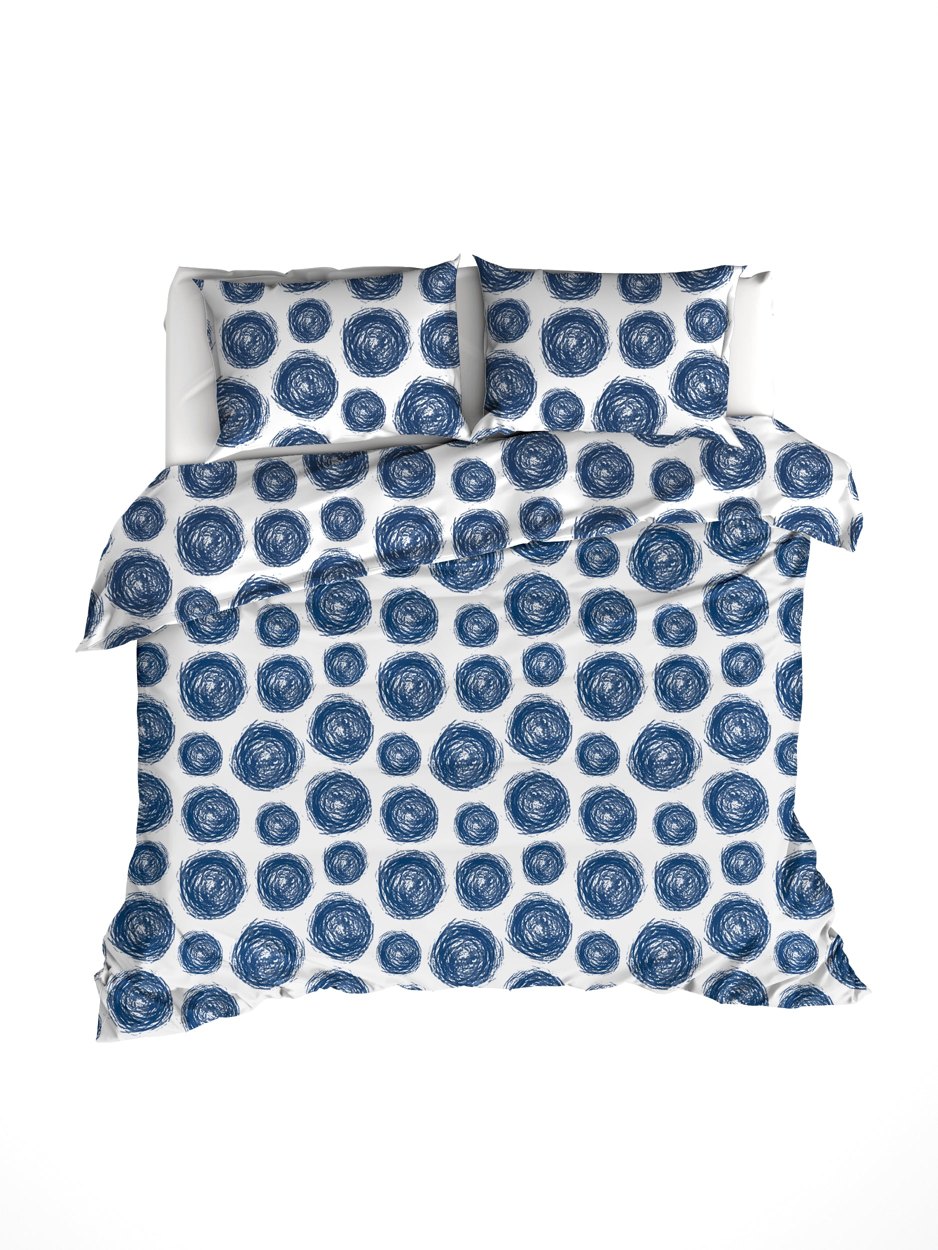 Parure linge de lit orba indigo blue