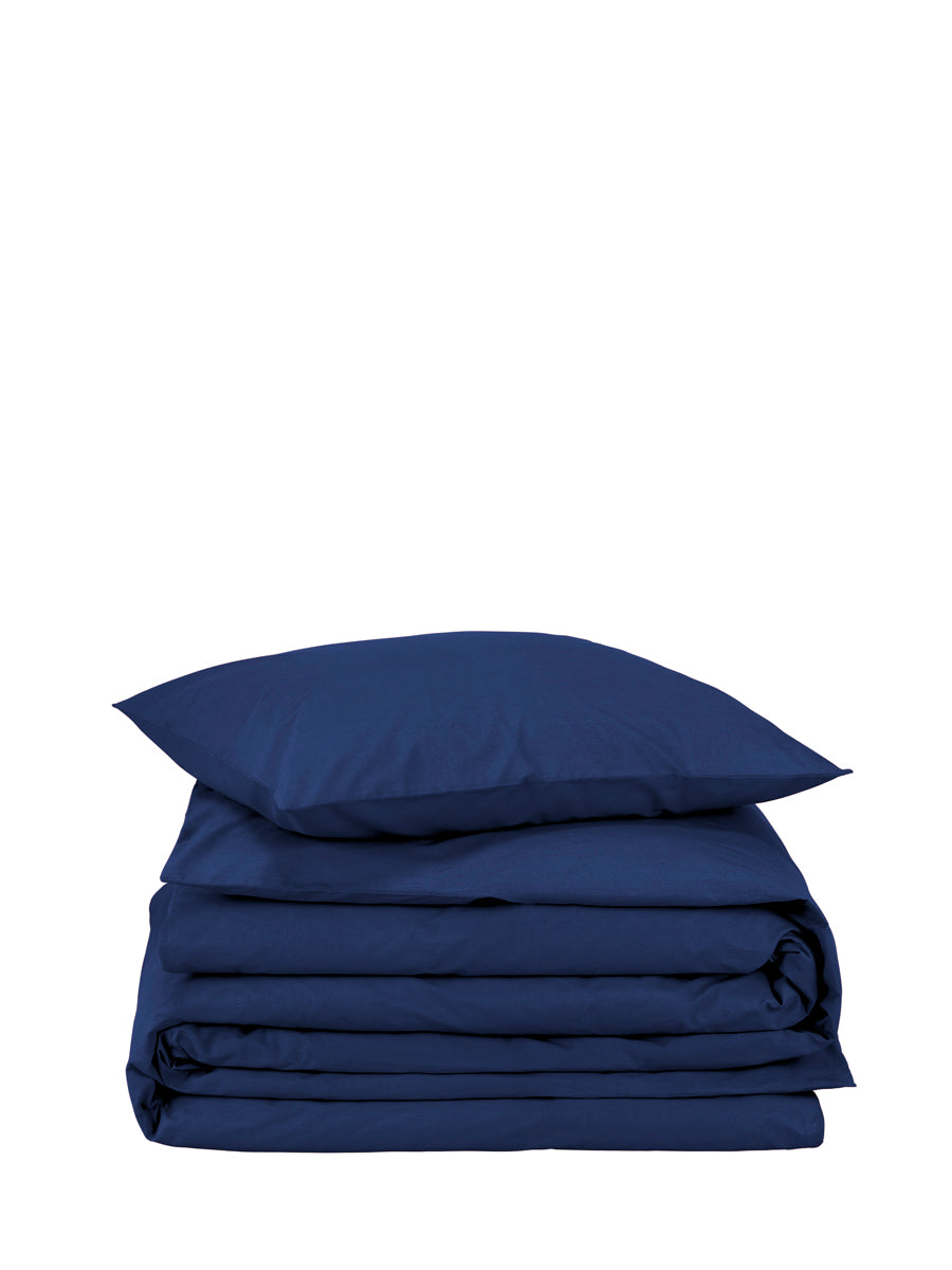 Parure linge de lit basil navy blue