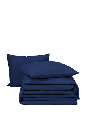 Parure linge de lit basil navy blue
