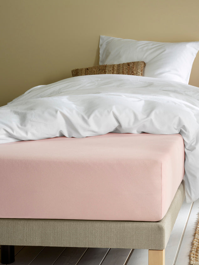 Drap housse alina pearl pink