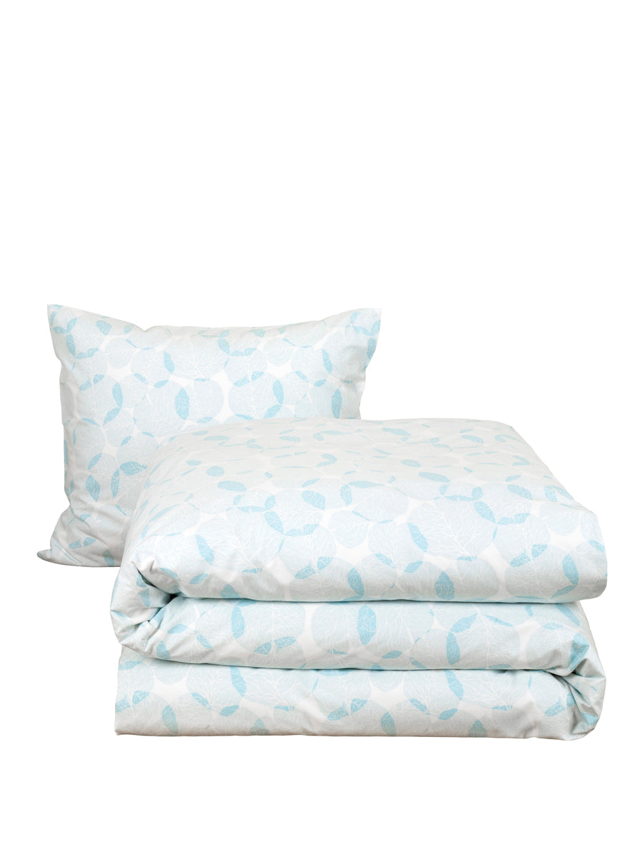 Parure linge de lit blanche mint