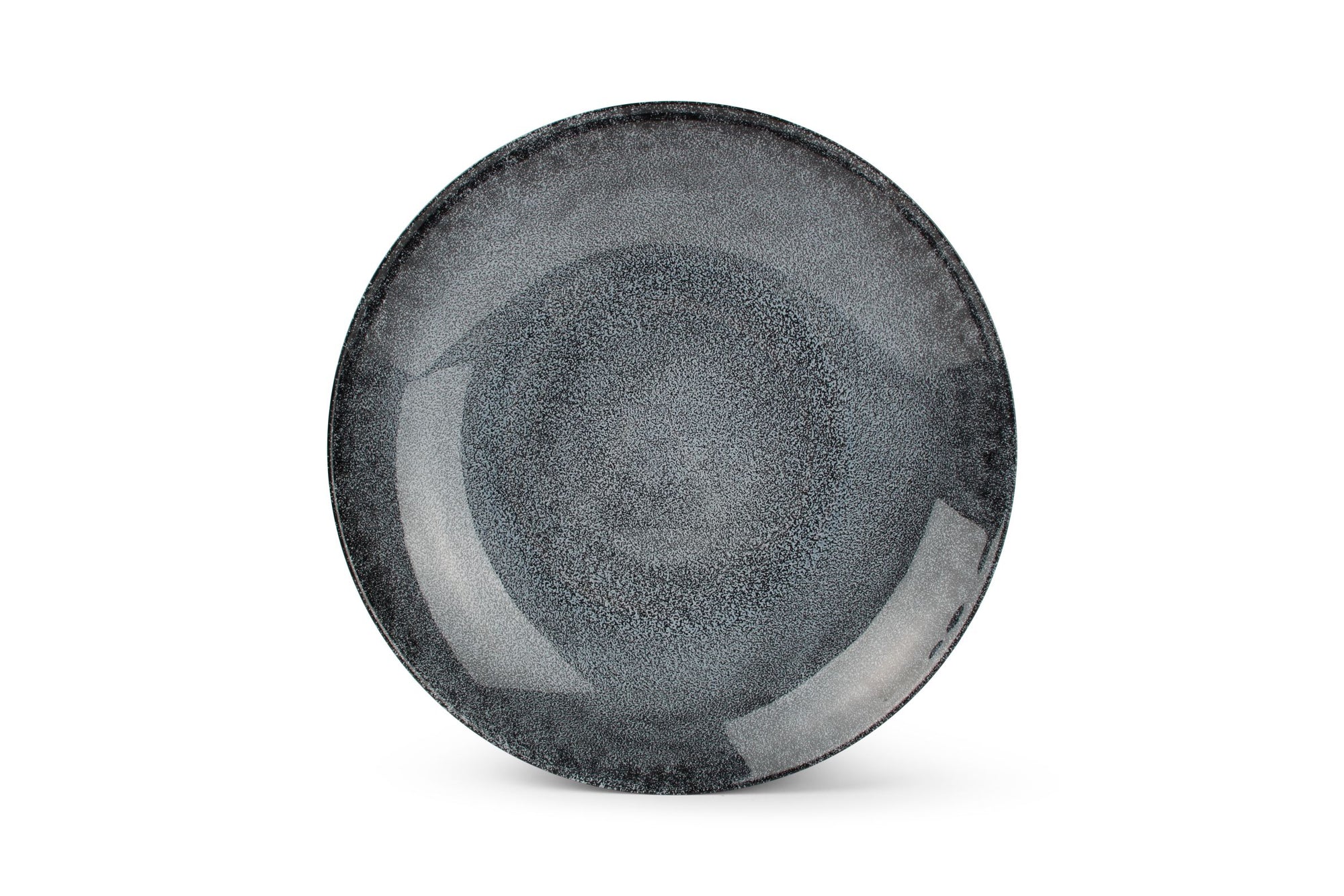 S&P - Sierschaal 40xH6,5cm glas midnight Cosmo