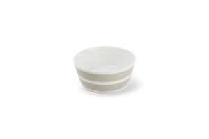 Salt & Pepper Kom 13xh5,5cm Sage Green Stripes - 1 Set - 4 Stuks