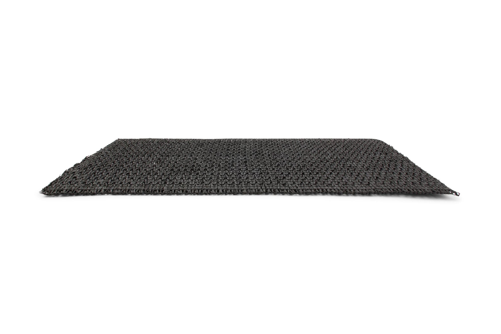 Placemat 45x30cm geweven zwart Tabletop - 1 SET - 4 stuks