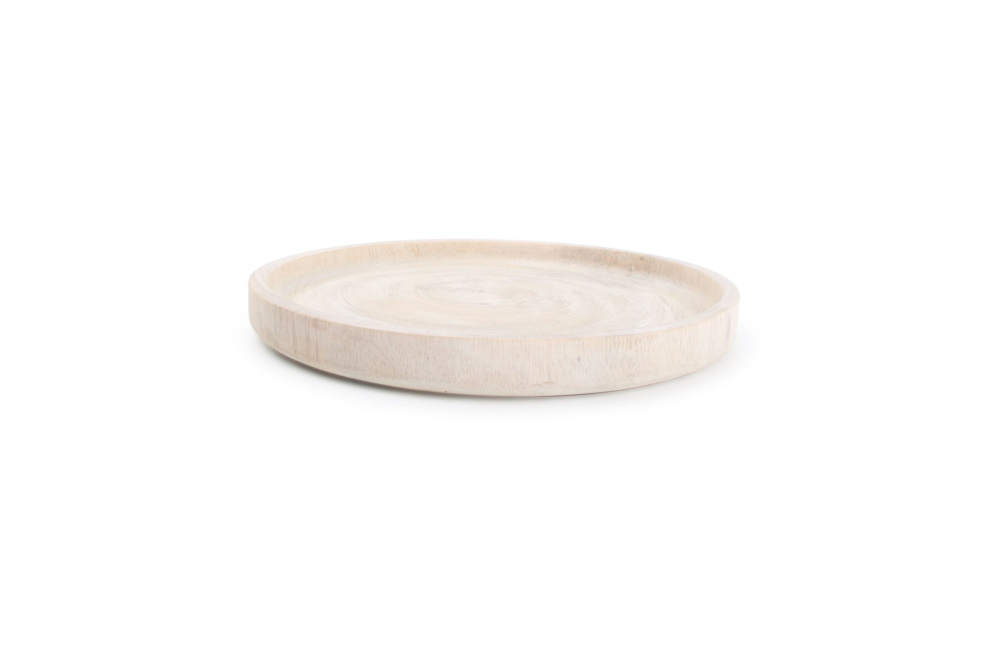 S&P - Serveerschaal 25xH2,5cm hout Pale