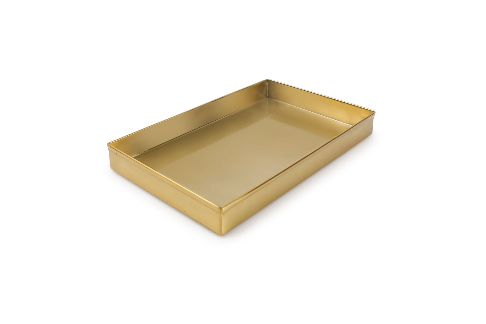 S&P - Plateau De Stockage 28x16xh3cm Or Vanity