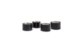Salt & Pepper Servetring 5cm Zwart Centro - Set/4