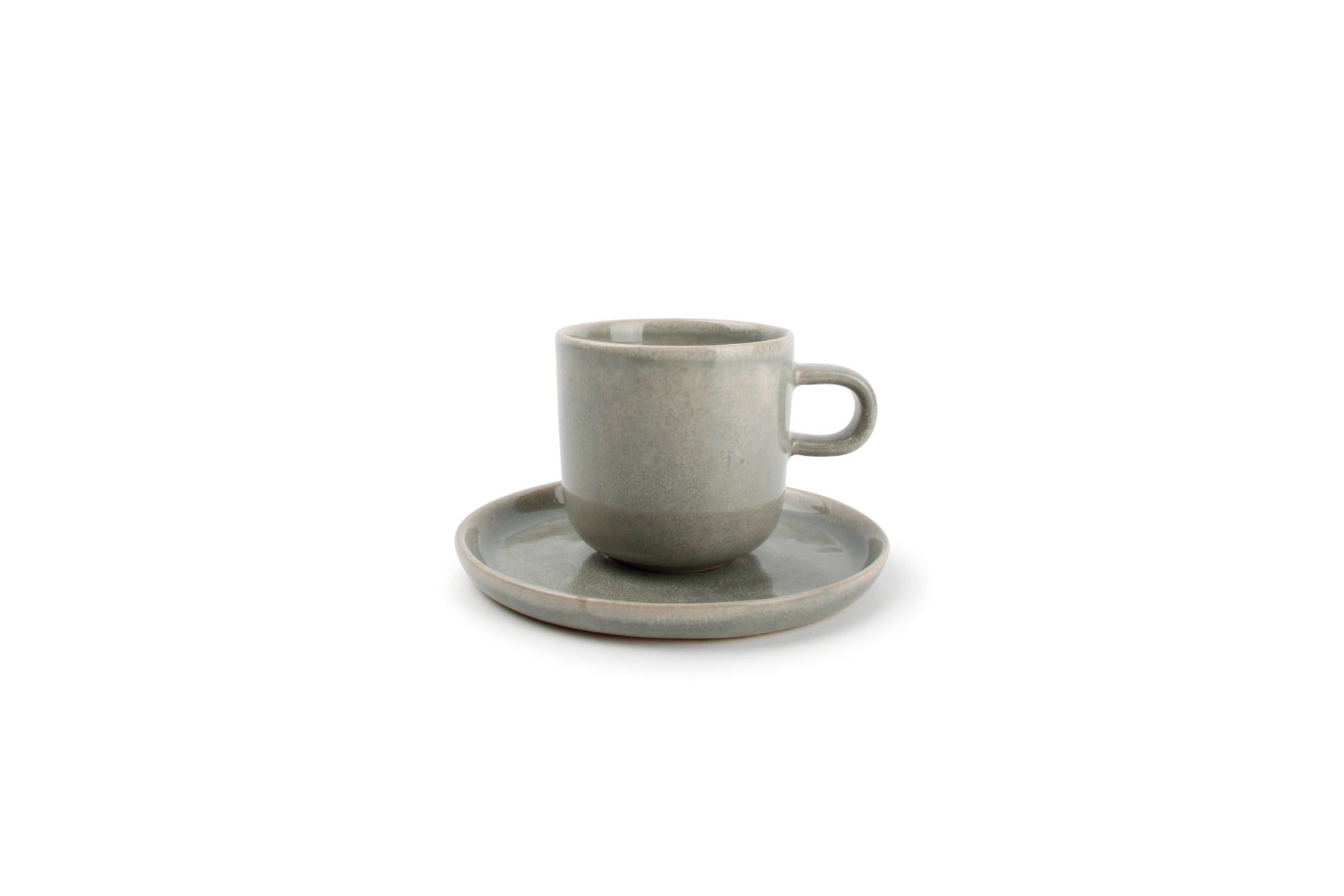 S&P - Tasse 24cl Et Soucoupe Vert Clair Meridian - Set/2