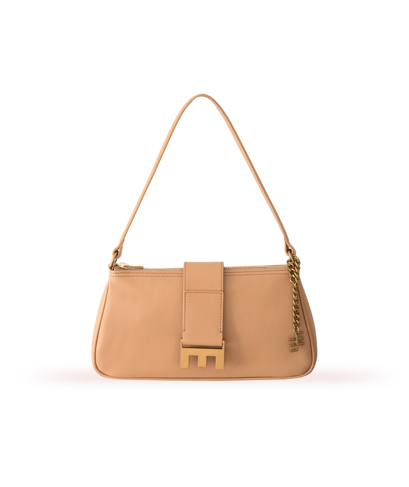 Mallory Soft Baguette Light Brown Bag