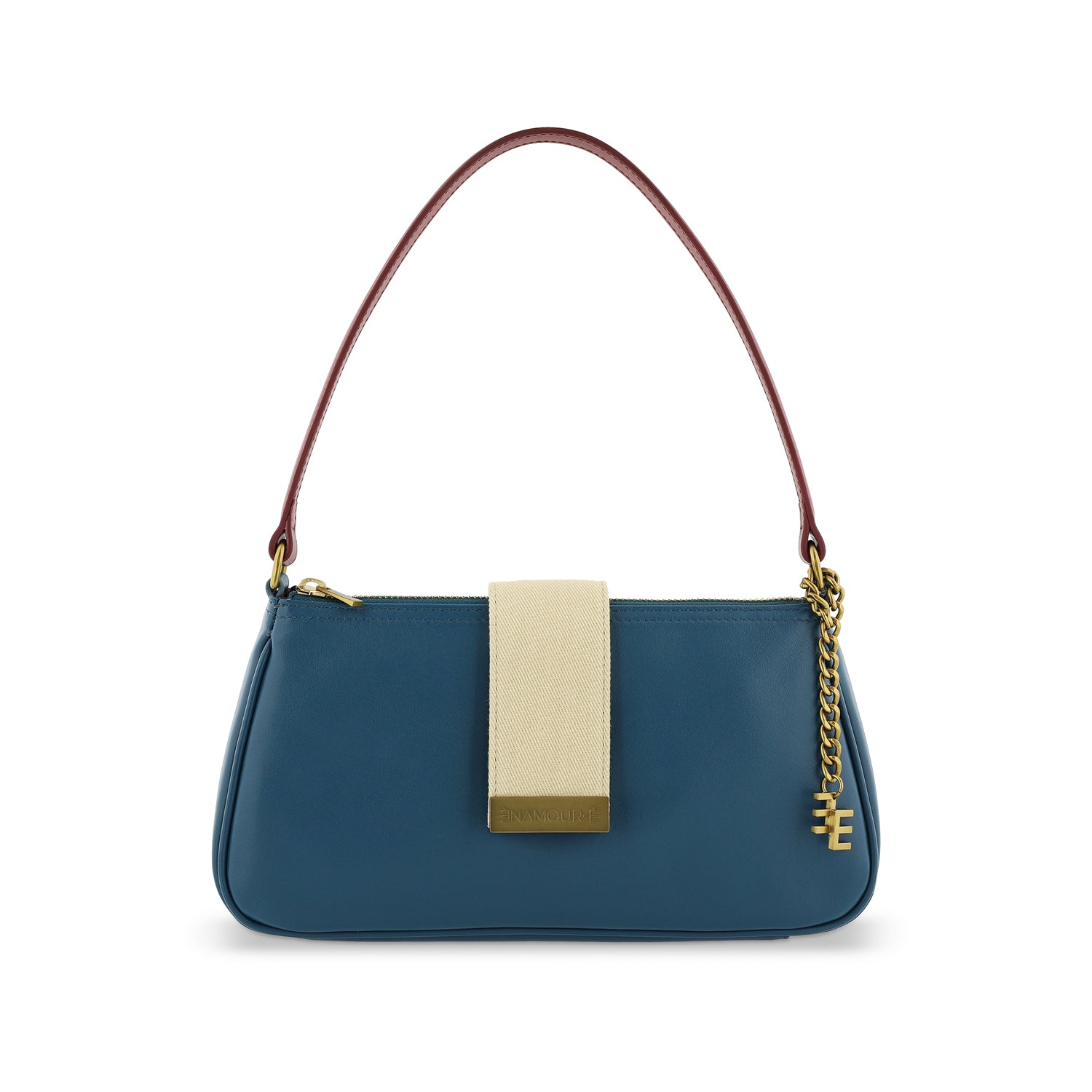 Cezanne Ocean Blue & Canvas Bag