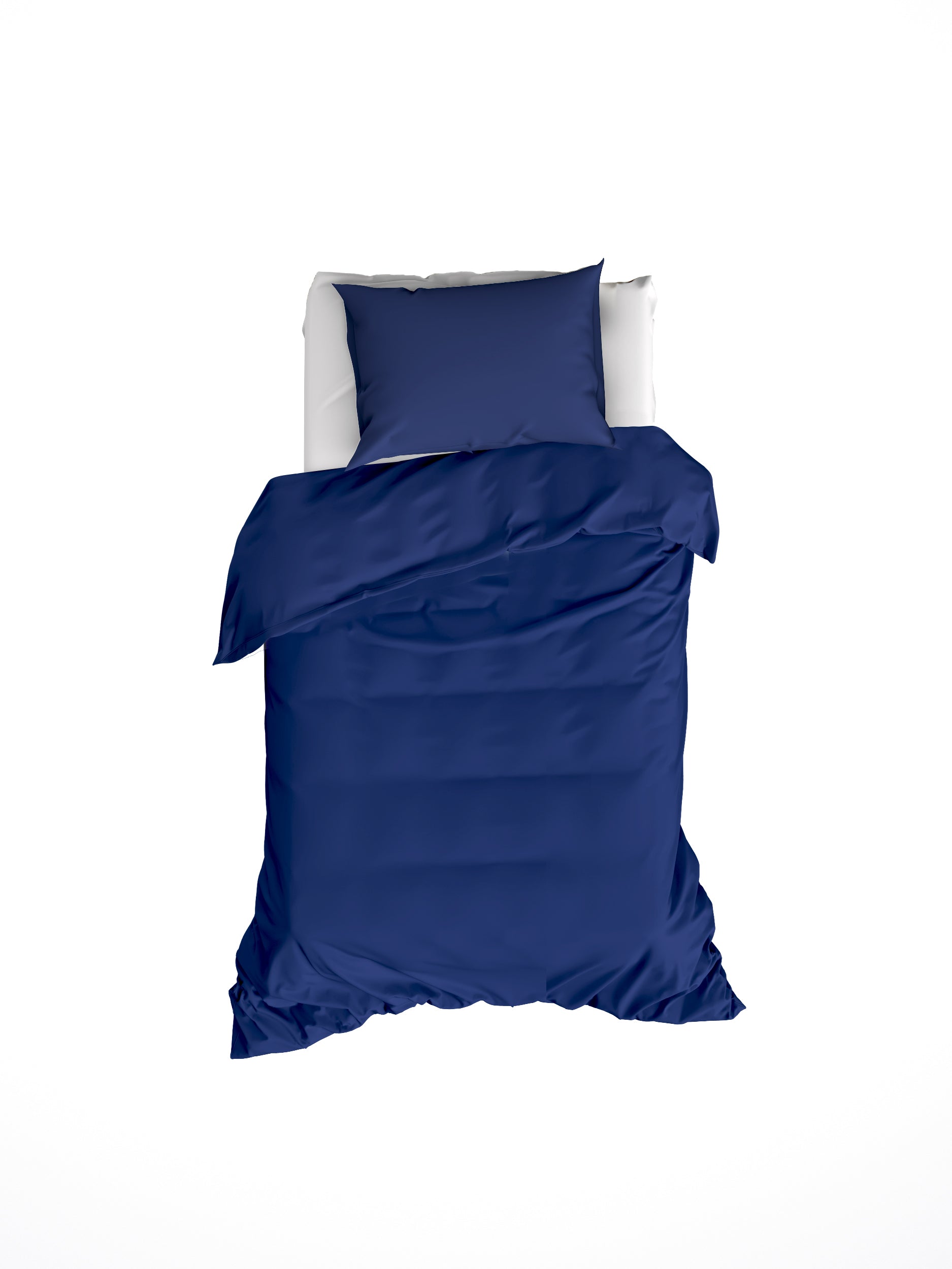 Parure linge de lit basil navy blue