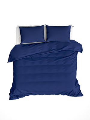 Parure linge de lit basil navy blue