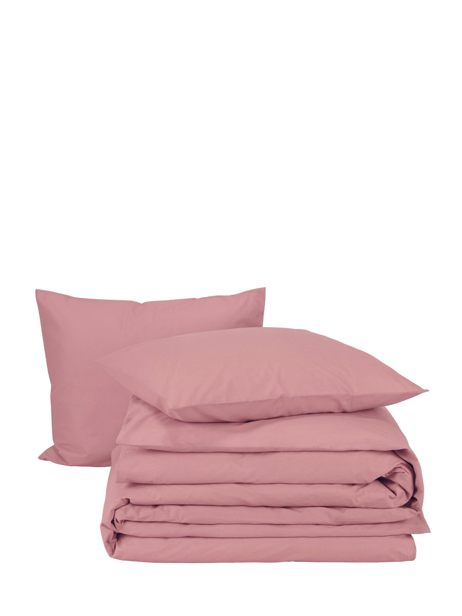 Parure Linge De Lit Basil Vieux Rose