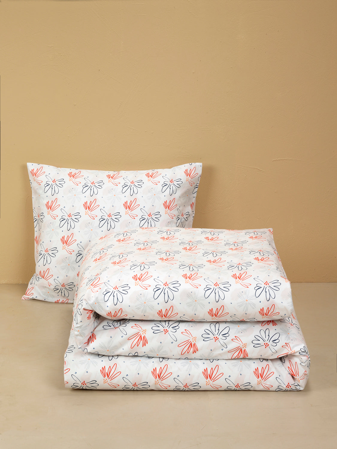 Parure Linge De Lit Odil Orange Blue