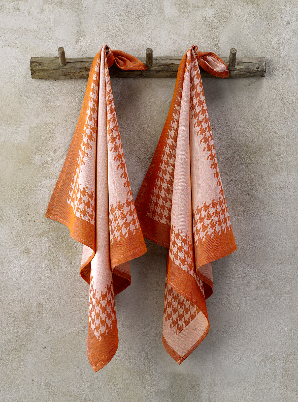 Luxury Collectie - Pied De Poule Orange