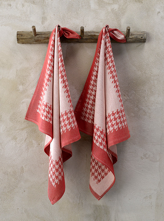 Luxury Collectie - Pied De Poule Red