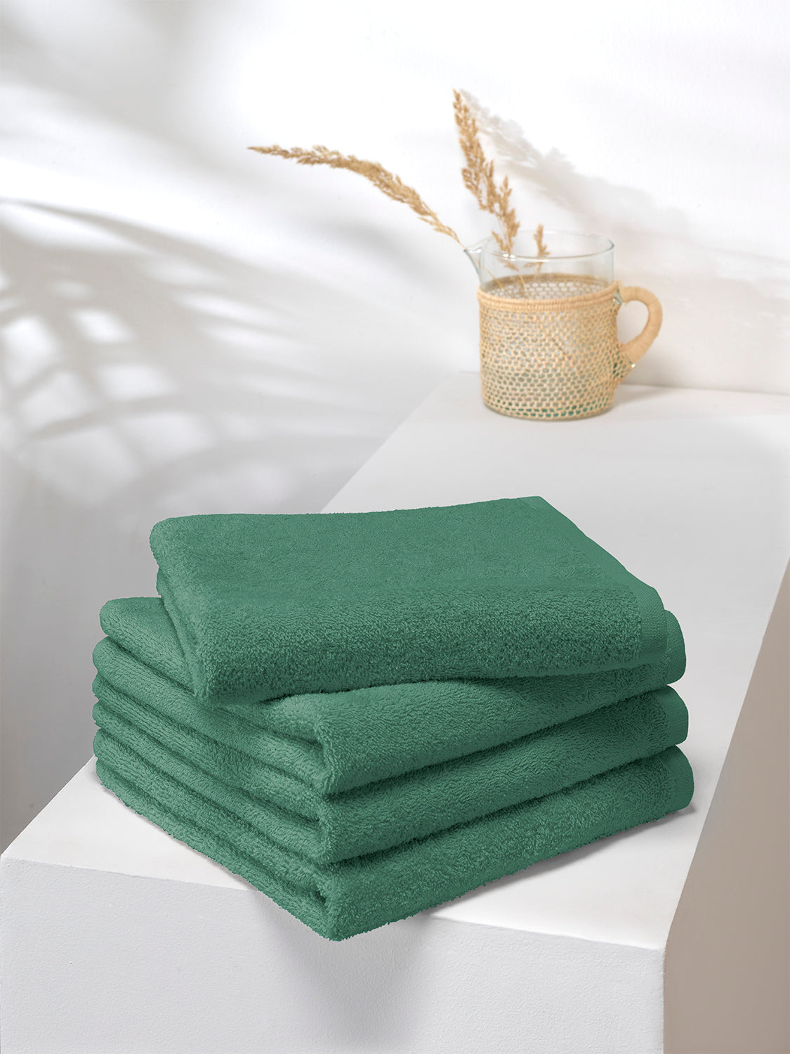 Linge De Bain Troy Emerald Green